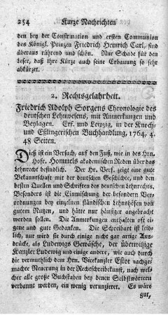 2. Rechtsgelahrheit.