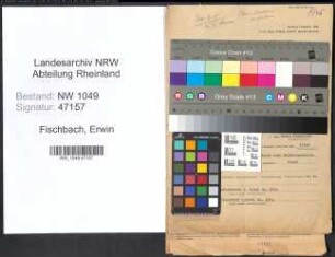 Entnazifizierung Erwin Fischbach , geb. 09.04.1911 (Postbeamter)