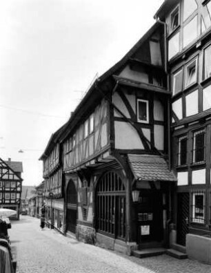 Fachwerkgebäude; Alsfeld, Obere Fulder Gasse 1