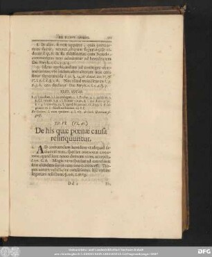 Tit. VI. (VI. 41.) De his quae poenae causa relinquuntur.