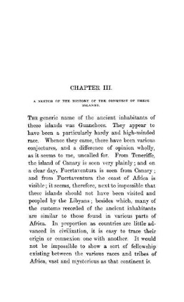 CHAPTER III. - A sketch of the history of the conquest of these islands