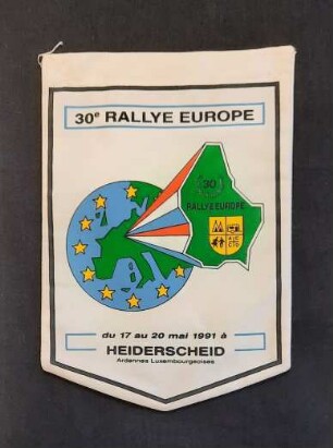 Andenken / Wimpel-Sammlung / 30. Rallye Europe Luxembourg