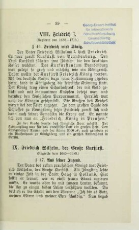VIII. Friedrich I. (Regierte von 1688-1713)