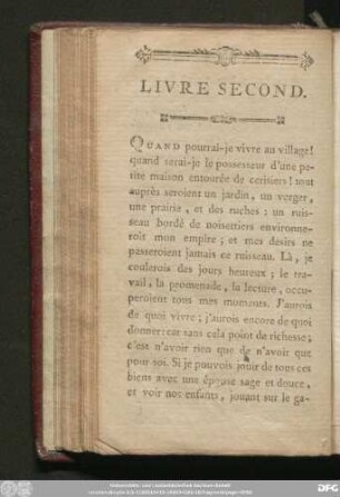 Livre Second.