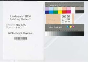 Entnazifizierung Hermann Winkelmeyer, geb. 03.09.1900 ()