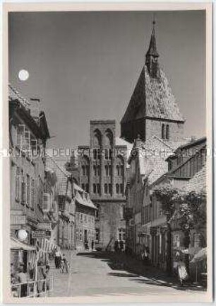 Mölln, Kirche St. Nicolai und Rathaus