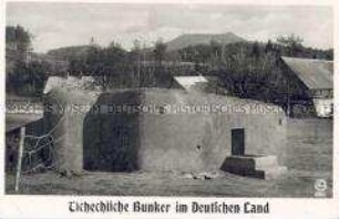 Bunker im tschechischen Grenzbfestigungsgürtel, Sudetenland