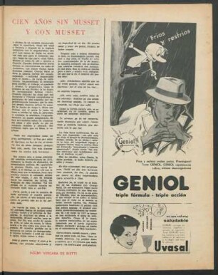 Cien años sin Musset y con Musset