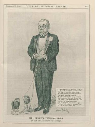 Mr. Punch's Personalities IV. - H. E. the american ambassador