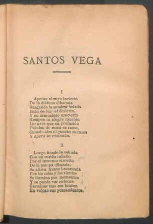 Santos Vega