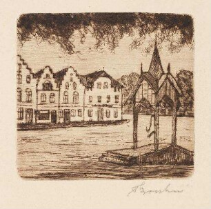 Friedrichstadt, Pumpe am Marktplatz