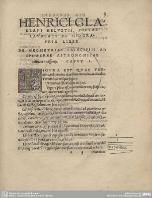 De Geometriae Principiis ad Sphaerae Astronomicae.