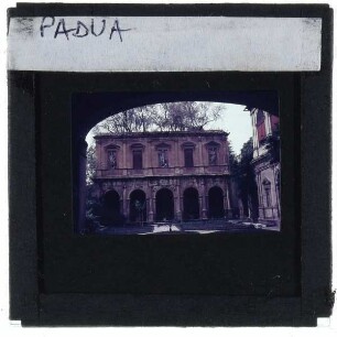 Padua, Loggia e Odeo Cornaro : Ansicht vom Innenhof aus