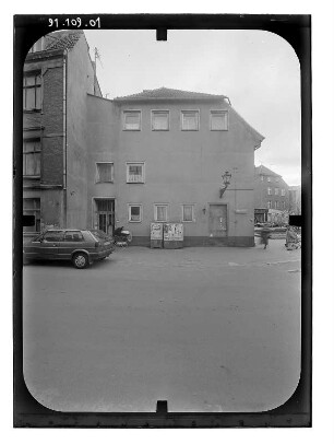 Wismar-Altstadt, Bademutterstraße 1. Wohnhaus. Straßenfront
