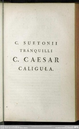 C. Caesar Caligula