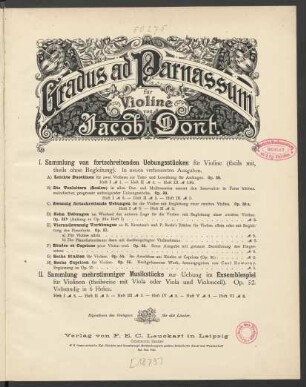 F: Etudes et caprices pour violon seul op. 35