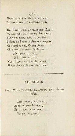 Les Gueux.