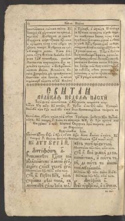 Svjataja velikaja nedelja paschi