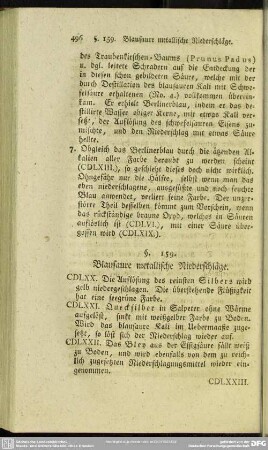 §. 159. Blausaure metallische Niederschläge