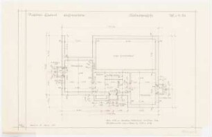 Wohnhaus Liebert, Berlin-Lichtenrade: Grundriss Kellergeschoss 1:50