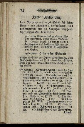 Kurze Beschreibung.
