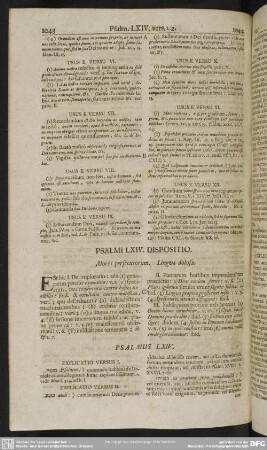 Psalmi LXIV. Dispositio. Mores persecutorum. Lingua dolosa