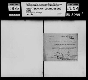 Schuldenwesen der Teilgemeinde Niederwinden, Gemeindebezirk Rot am See
