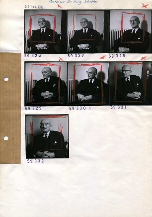 Portraitserie Fritz Schröter