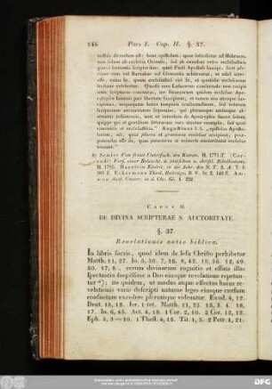 Caput II. De Divina Scripturae S. Auctoritate.