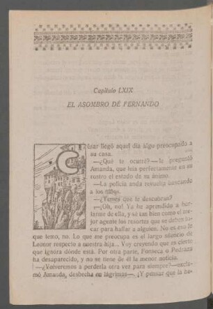 Capítulo LXIX - El asombro de Fernando