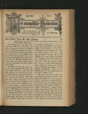 Nr. 7. Juli 1917.