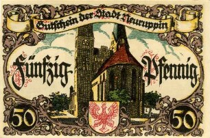 Neuruppin, Stadt: 50 Pfennig 1921