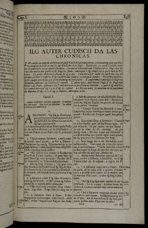 Ilg Auter Cudisch Da Las Chronicas.