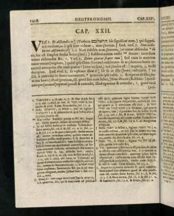 1428-1433, Cap. XXII