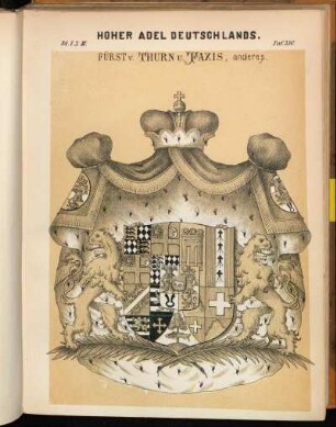 Taf. 350. Fürst v. Thurn u. Taxis, anderes.