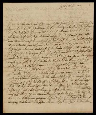 7: Brief von Egid V. von Löhr an Gustav Hugo, Gießen, 25.1.1814
