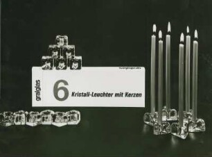 Leuchter mit Kerzen