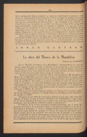 La obra del Banco de la República