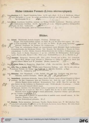 Bücher (Nr. 822-835)