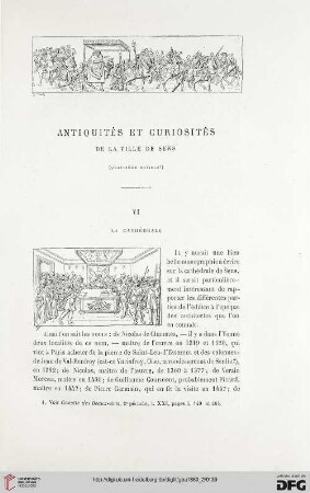 2. Pér. 22.1880: Antiquités et curiosités de la ville de Sens, [1]