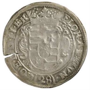 Münze, Gulden zu 28 Stüber, 1649 - 1651 n. Chr.