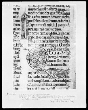 Liber matutinalis des Konrad von Scheyern — Initialen I und Q, Folio 63verso
