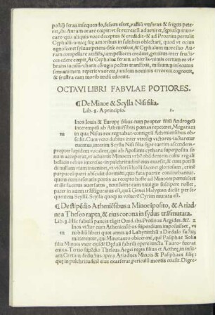Octavi Libri Fabulae Potiores.