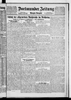 Dortmunder Zeitung. 1874-1939