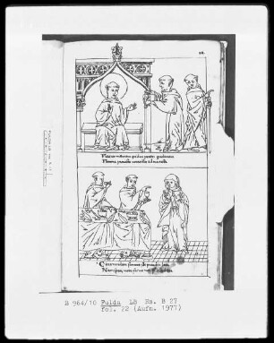 Illustrationen zur Vita Sancti Benedicti & Bis-Bini-Vita — ---, Folio 22rectoBildseite