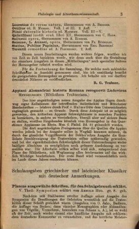 Mitteilungen der Verlagsbuchhandlung B. G. Teubner in Leipzig. 9