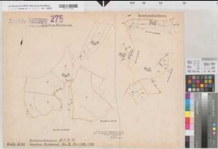 Arfeld (Bad Berleburg), Umlegung Arfeld, Urkarte I Sassenhausen Flur 2;5 Christianseck Flur 3