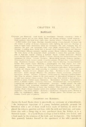 Chapter VI. Marriage