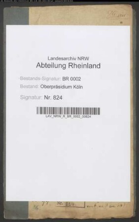 Wiederaufbauung des Pfarrhauses zu Houverath