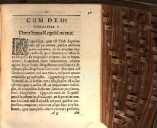 Status reipublicae mixtus, aliquot theorematibus adumbratus